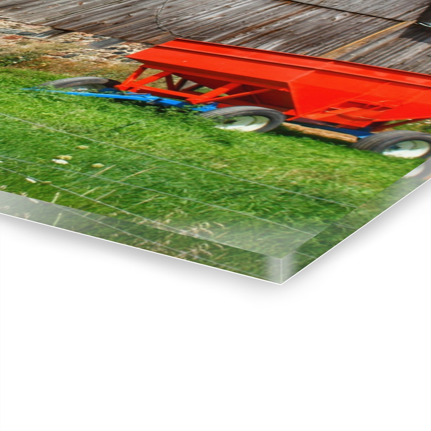 U R There Photography Kings Mill Grey Rustic Farmhouse Acrylic Wall Print