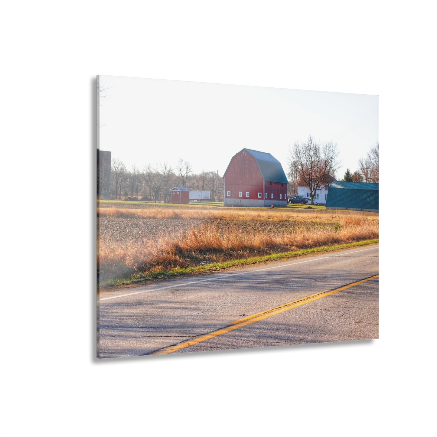 U R There Photography Baldwin Barn Brothers II Rustic Farmhouse Acrylic Wall Print