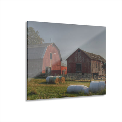 U R There Photography Irish Road Old Reds I Rustic Farmhouse Acrylic Wall Print