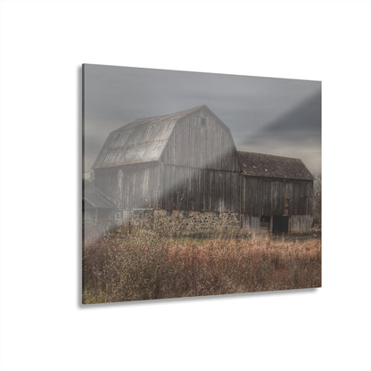 U R There Photography Majestic Grey Rustic Farmhouse Acrylic Wall Print