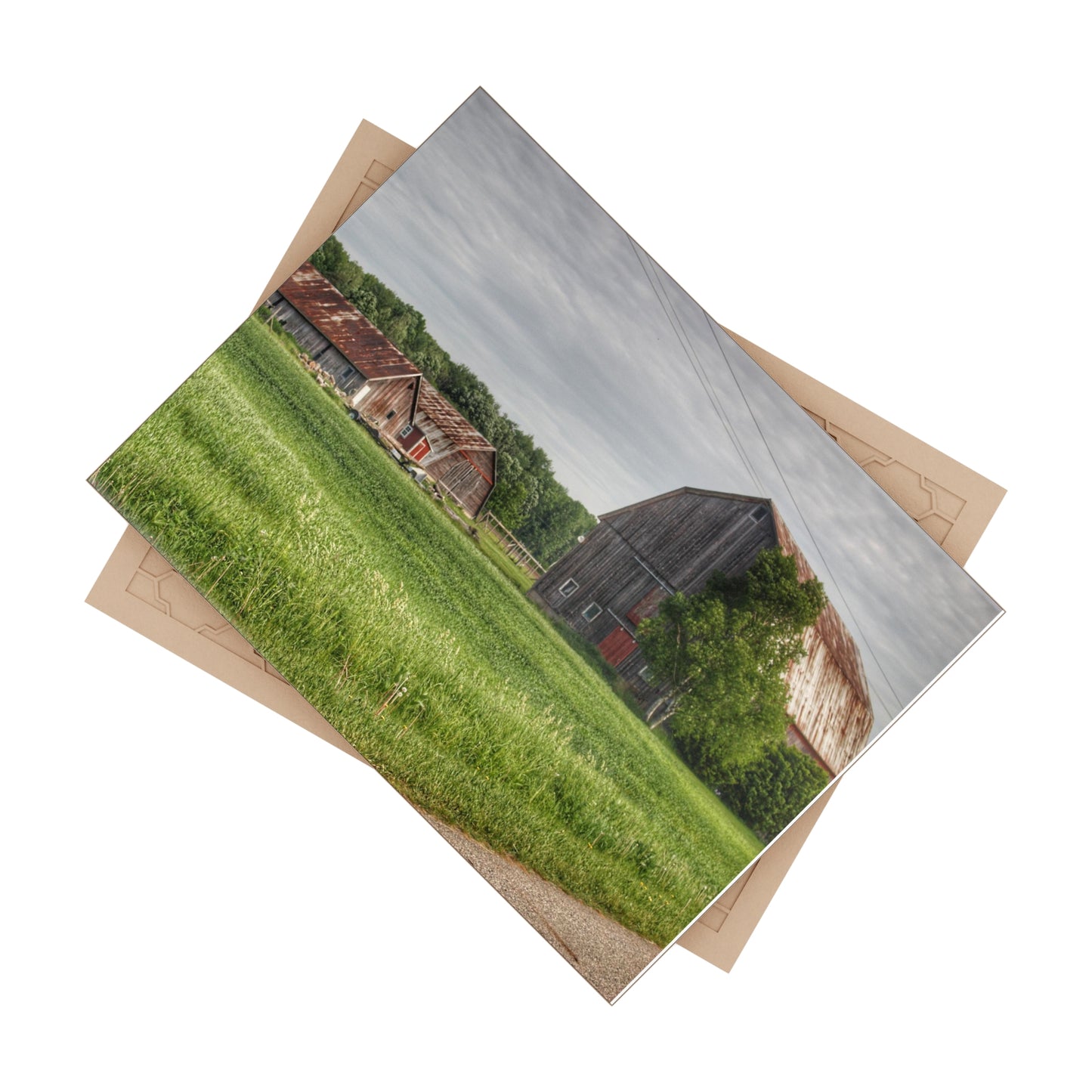 U R There Photography Barkley Road Trio Rustic Farmhouse Decorative Ceramic Tile