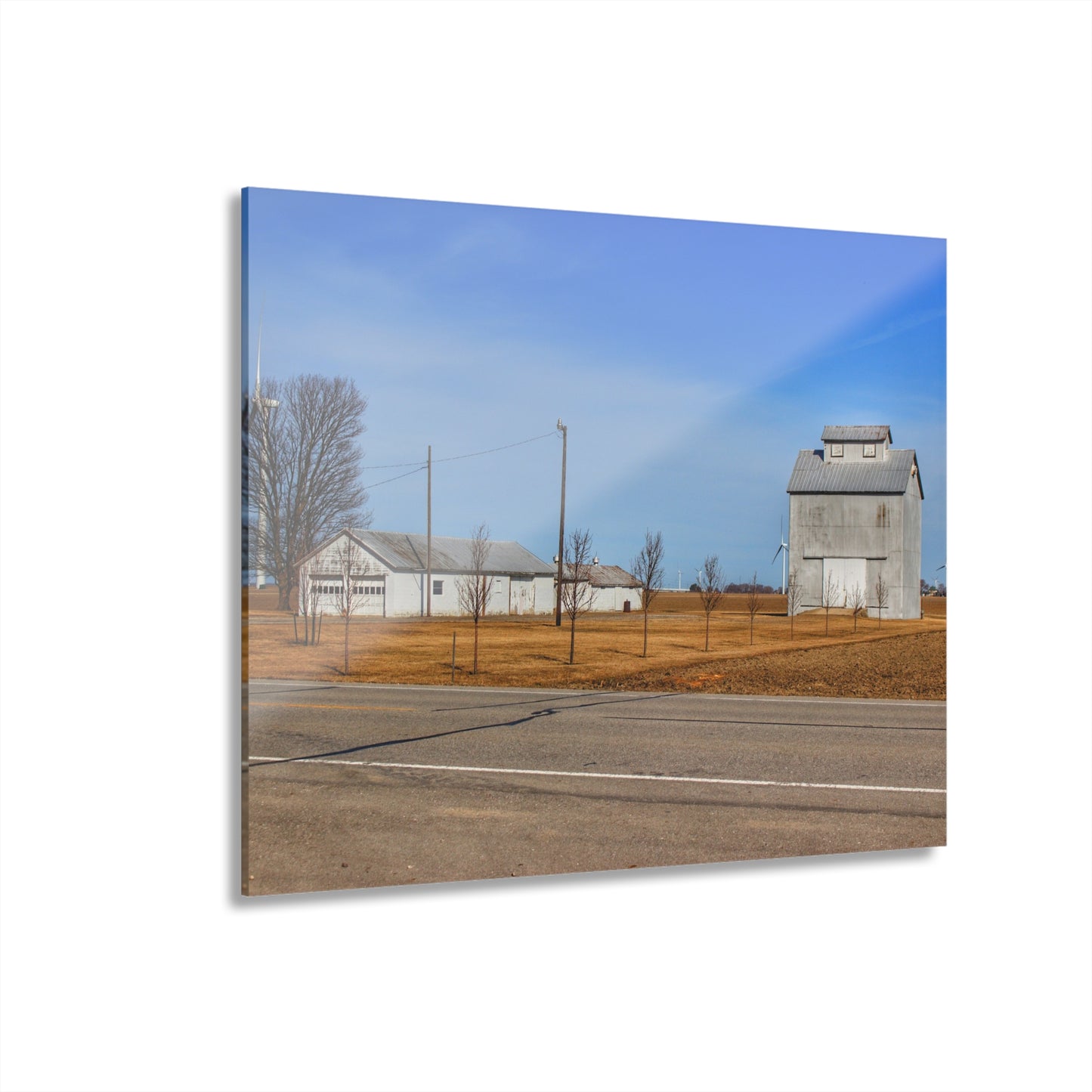 U R There Photography Sebewaing Road Whites Rustic Farmhouse Acrylic Wall Print