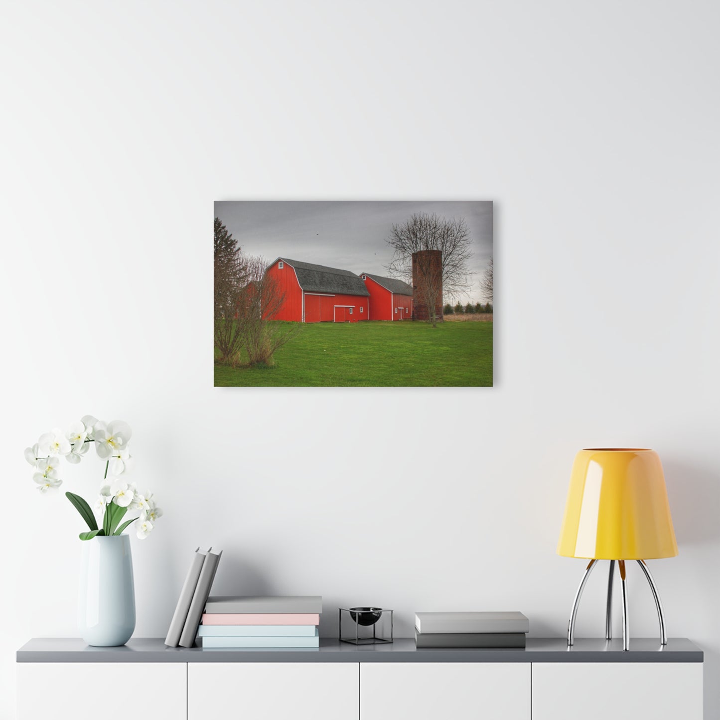 Barn Boutique Modern Farmhouse Acrylic Wall Print| Hough Road Reds III