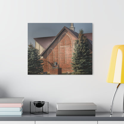 U R There Photography Church on Irish Road Rustic Farmhouse Acrylic Wall Print