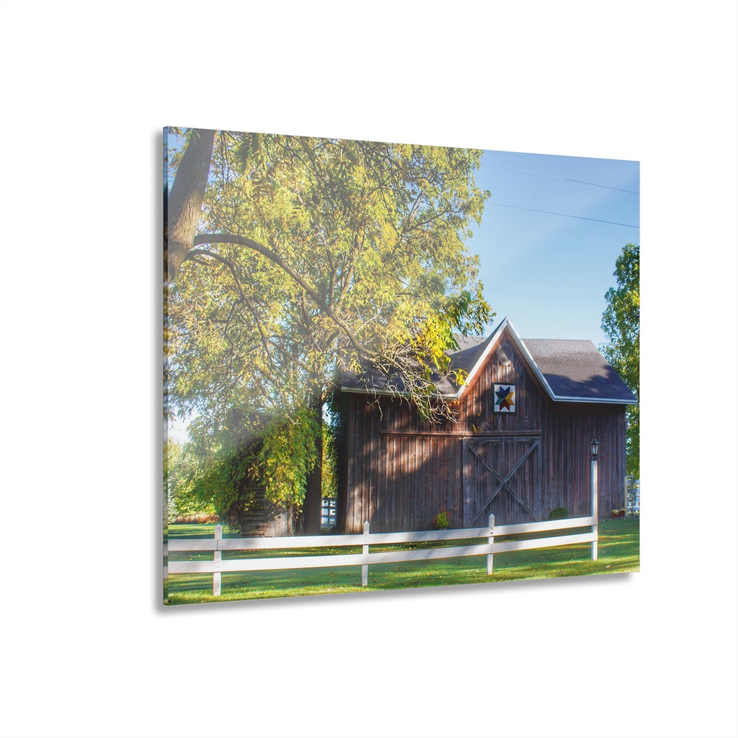 U R There Photography Hunters Creek Quilted I Rustic Farmhouse Acrylic Wall Print