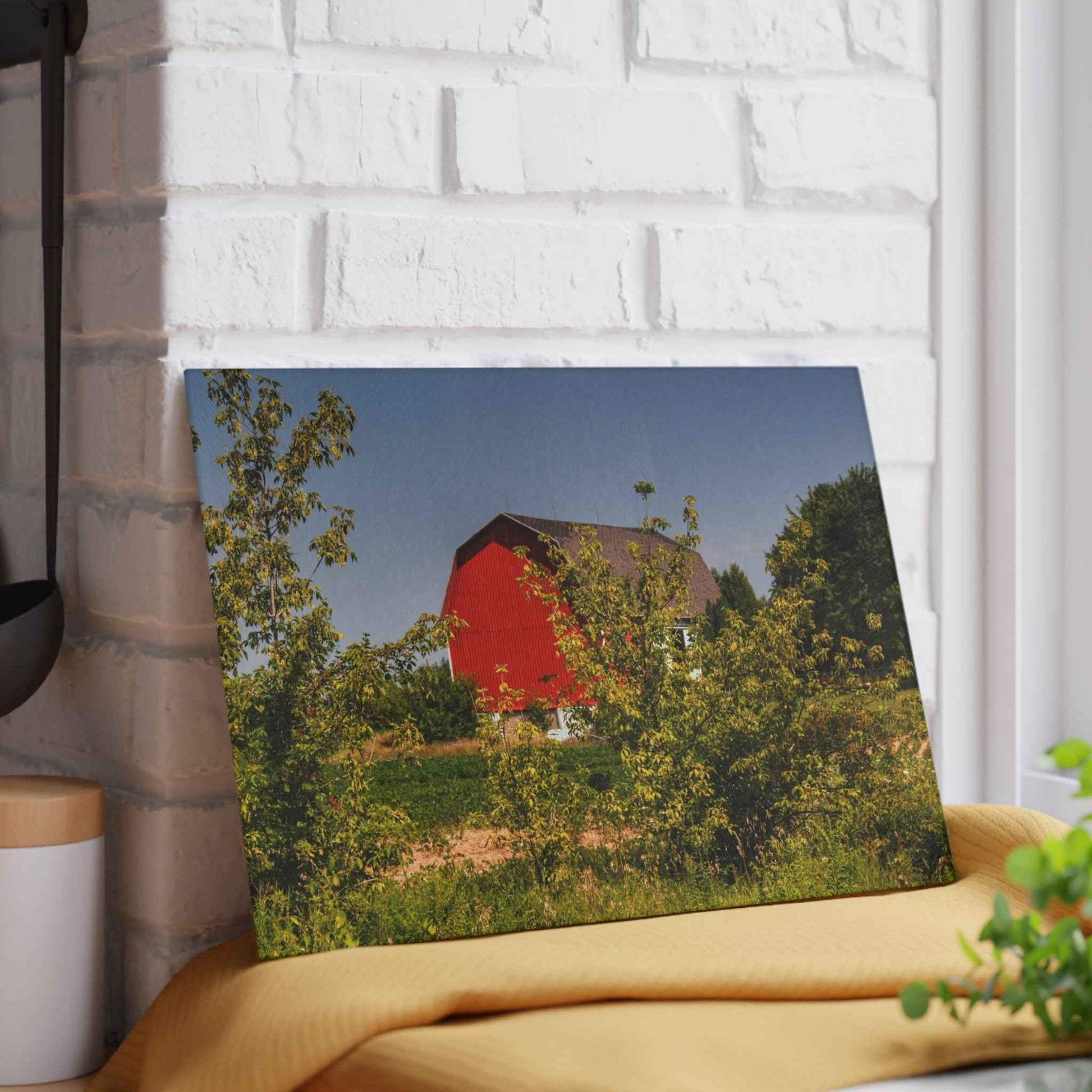 Rustic Farmhouse Cutting Board| Behind the Bushes Red