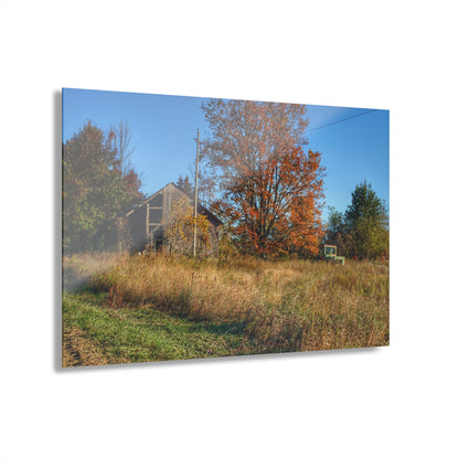 U R There Photography Clothier Road Grey Rustic Farmhouse Acrylic Wall Print