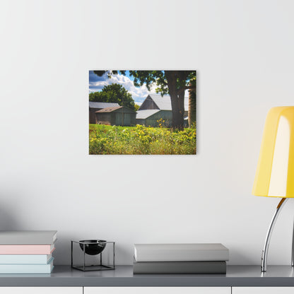 U R There Photography Hough Road Greys Rustic Farmhouse Acrylic Wall Print