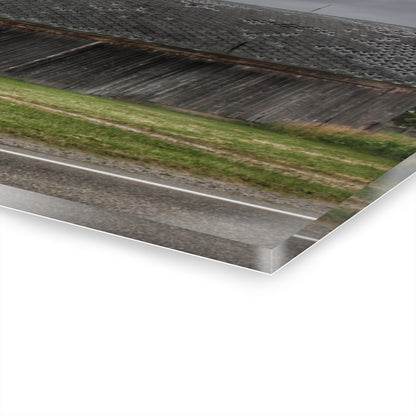 U R There Photography M-24 Elder Grey Rustic Farmhouse Acrylic Wall Print