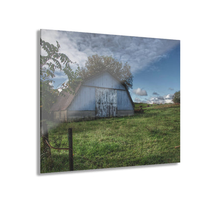 U R There Photography East Frances Quonset and Cows Rustic Farmhouse Acrylic Wall Print