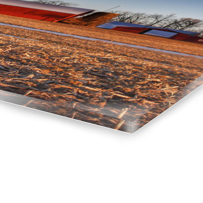 U R There Photography Early Spring on Catlin Road Rustic Farmhouse Acrylic Wall Print