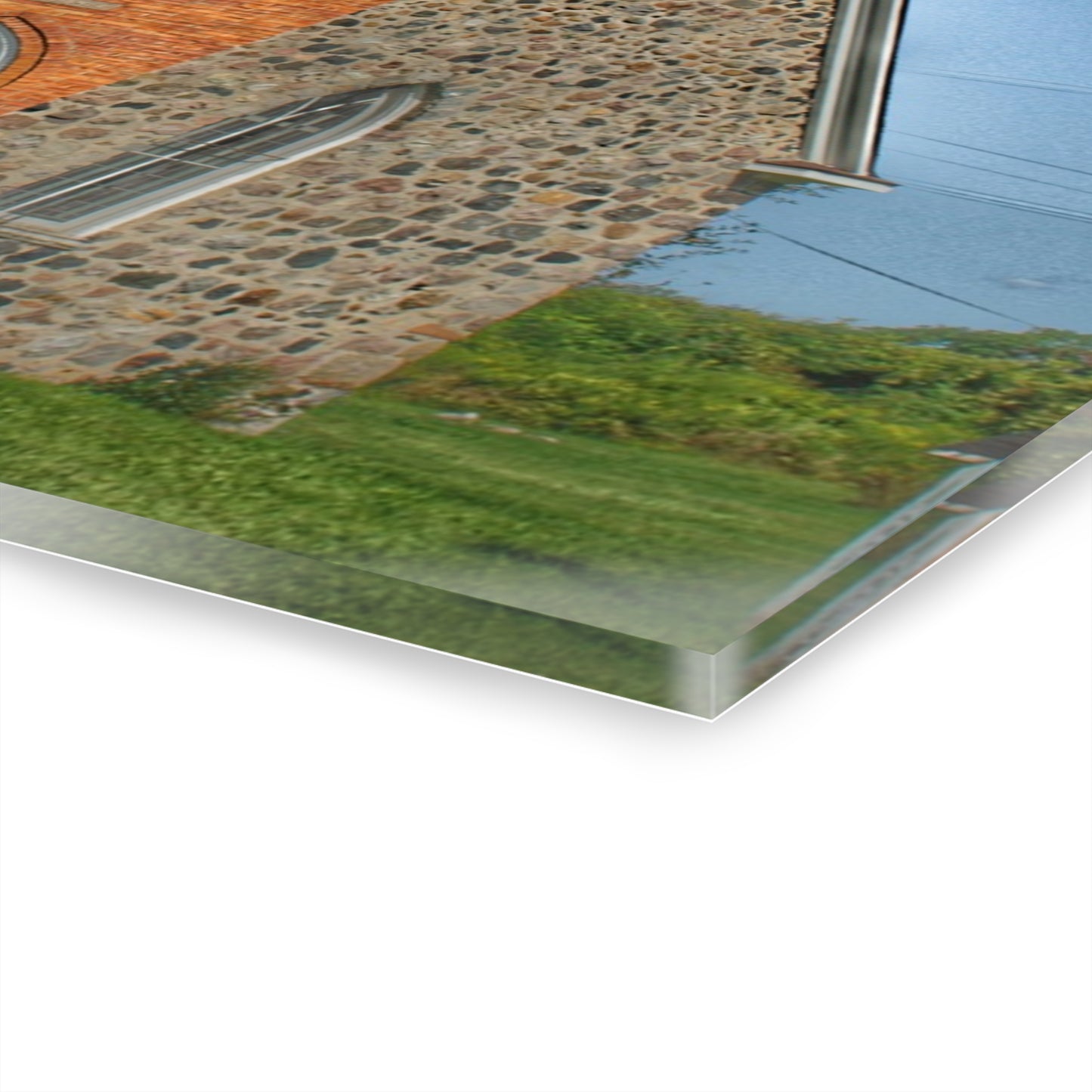 U R There Photography Mayville Church of the Past Rustic Farmhouse Acrylic Wall Print