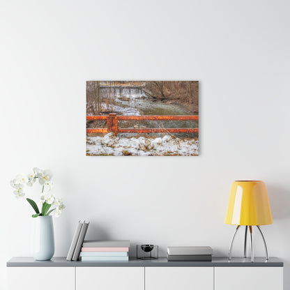 U R There Photography Piersonville Road Dam Rustic Farmhouse Acrylic Wall Print