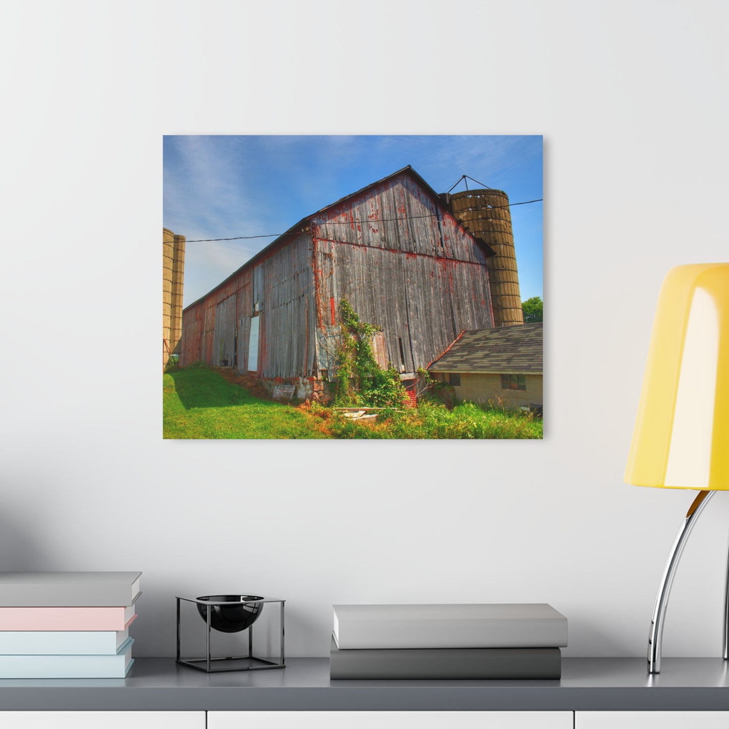 U R There Photography Marlette Red II Rustic Farmhouse Acrylic Wall Print