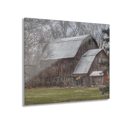 U R There Photography Hennessey Road Grey Rustic Farmhouse Acrylic Wall Print