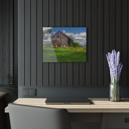 U R There Photography Bohms Road Grey II Rustic Farmhouse Acrylic Wall Print