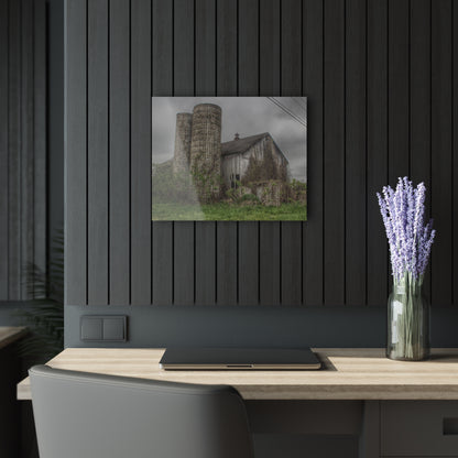 U R There Photography Metamora M-24 Grey I Rustic Farmhouse Acrylic Wall Print