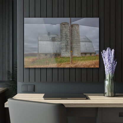 U R There Photography Daley Road Grey II Rustic Farmhouse Acrylic Wall Print