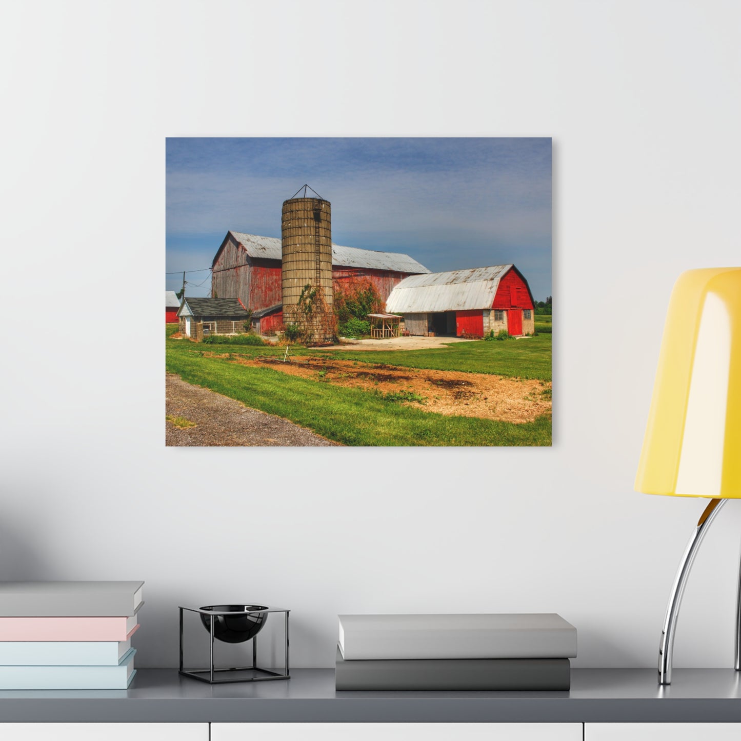 U R There Photography Marlette Red IV Rustic Farmhouse Acrylic Wall Print