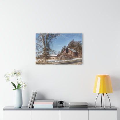 U R There Photography Almont Van Dyke Red I Rustic Farmhouse Acrylic Wall Print