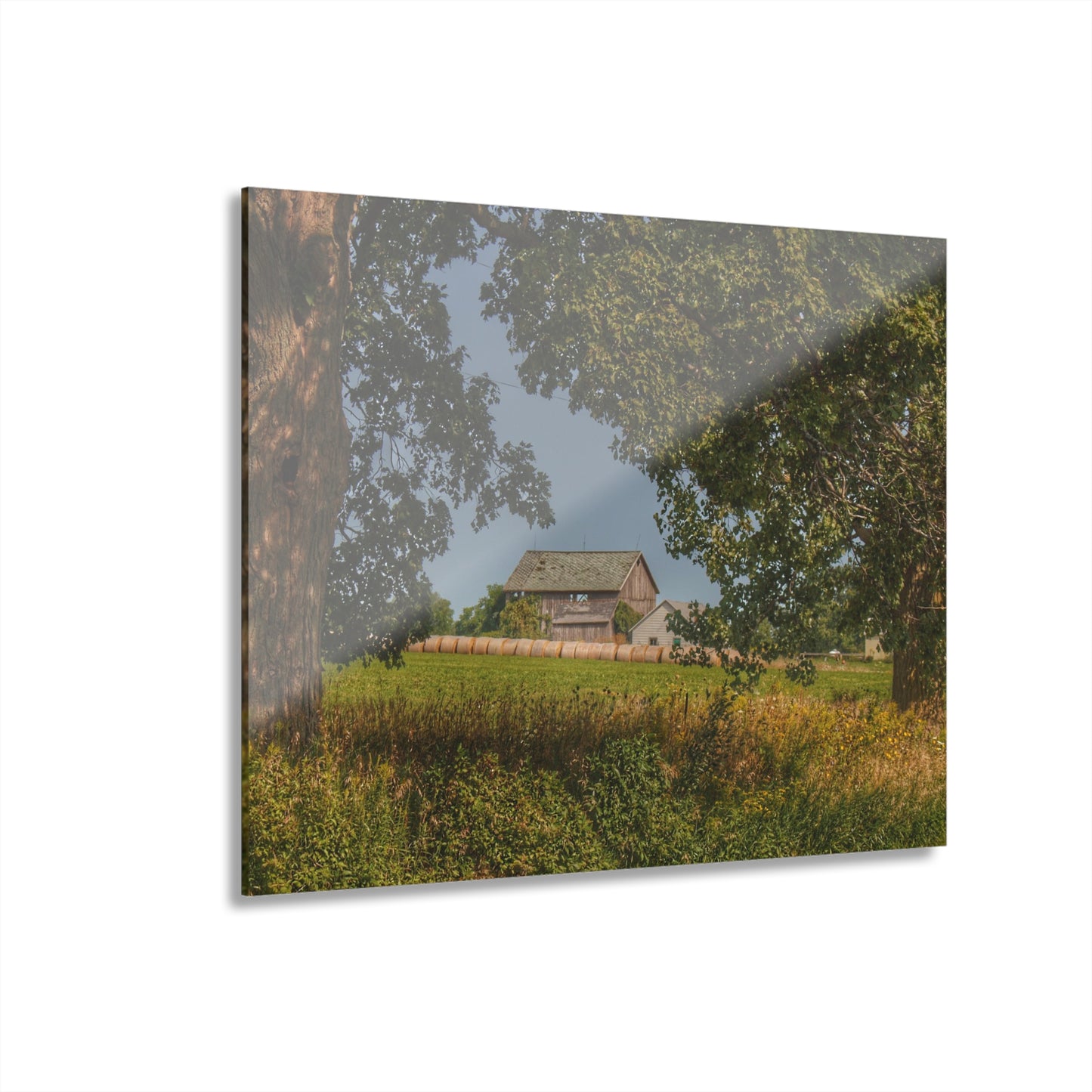 U R There Photography Treasurer Road Haybarn Rustic Farmhouse Acrylic Wall Print