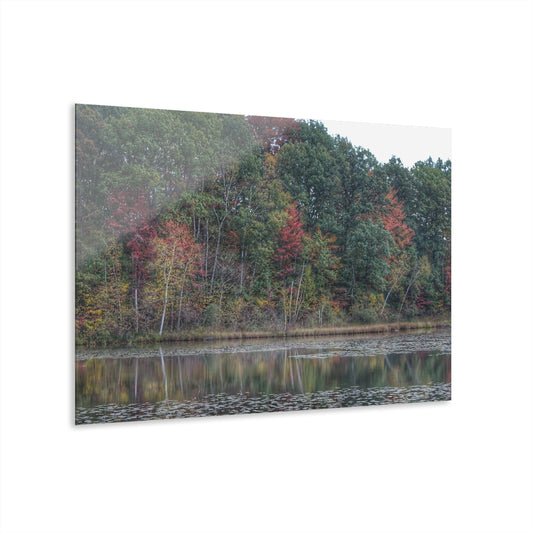 U R There Photography Fall on Murphy Lake IV Rustic Farmhouse Acrylic Wall Print