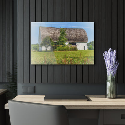 U R There Photography Country White Rustic Farmhouse Acrylic Wall Print