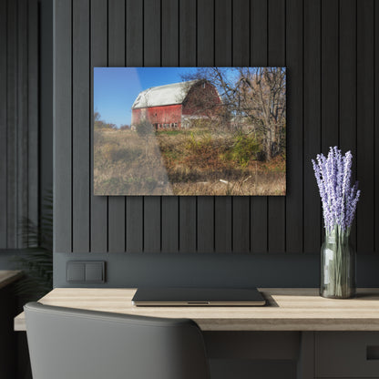U R There Photography Hadley Red I Rustic Farmhouse Acrylic Wall Print