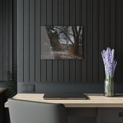U R There Photography Willard Road Hidden Grey Rustic Farmhouse Acrylic Wall Print