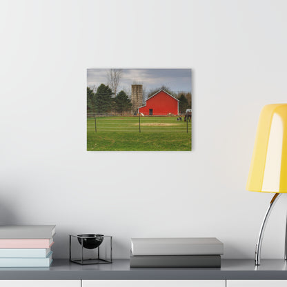 U R There Photography Fostoria Little Red Rustic Farmhouse Acrylic Wall Print