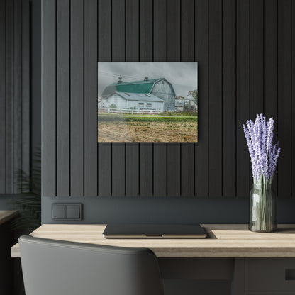 U R There Photography Richville Road Grey II Rustic Farmhouse Acrylic Wall Print