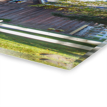 U R There Photography Hunters Creek Quilted II Rustic Farmhouse Acrylic Wall Print