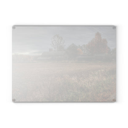 Barn Boutique Rustic Tempered-Glass Cutting Board| Birch Run Road Greys II