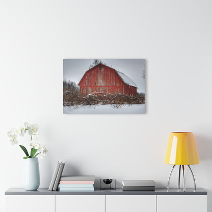 U R There Photography Hadley Road Barn at the Bend Rustic Farmhouse Acrylic Wall Print