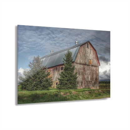 U R There Photography North Irish Red III Rustic Farmhouse Acrylic Wall Print