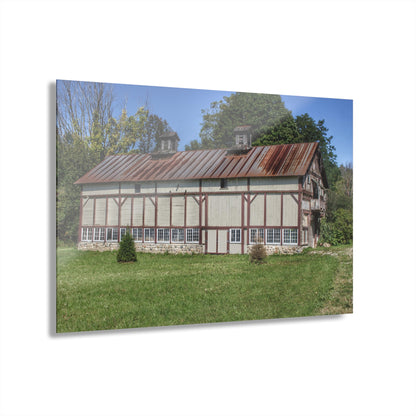 U R There Photography Bordman Road Rusted Rustic Farmhouse Acrylic Wall Print