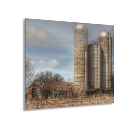 U R There Photography Silo Rust Rustic Farmhouse Acrylic Wall Print