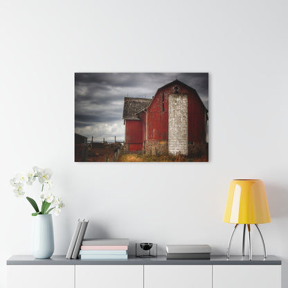 U R There Photography Hurds Corner Red III Rustic Farmhouse Acrylic Wall Print