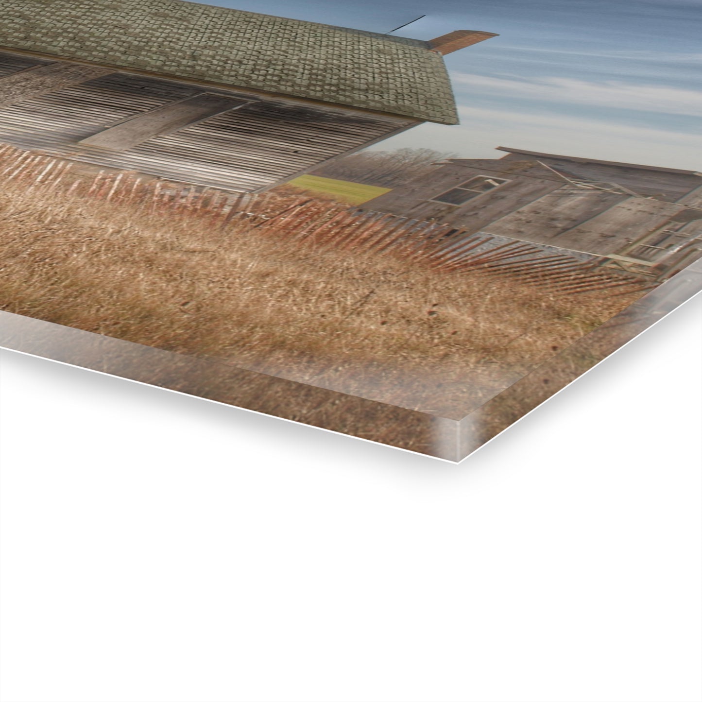 U R There Photography McKenzie Road Old Schoolhouse Rustic Farmhouse Acrylic Wall Print