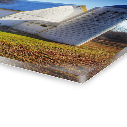 U R There Photography Elba White Rustic Farmhouse Acrylic Wall Print