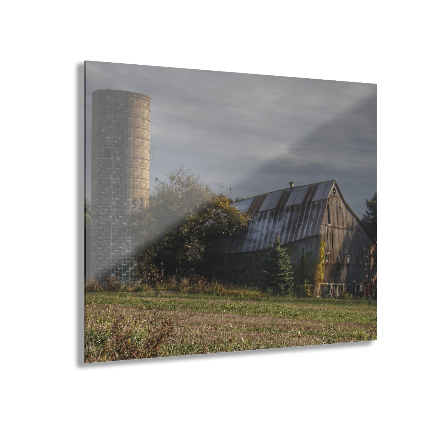 U R There Photography Collapsing in Croswell Rustic Farmhouse Acrylic Wall Print