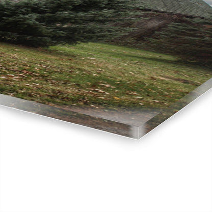 U R There Photography Pero Lake Road Grey I Rustic Farmhouse Acrylic Wall Print