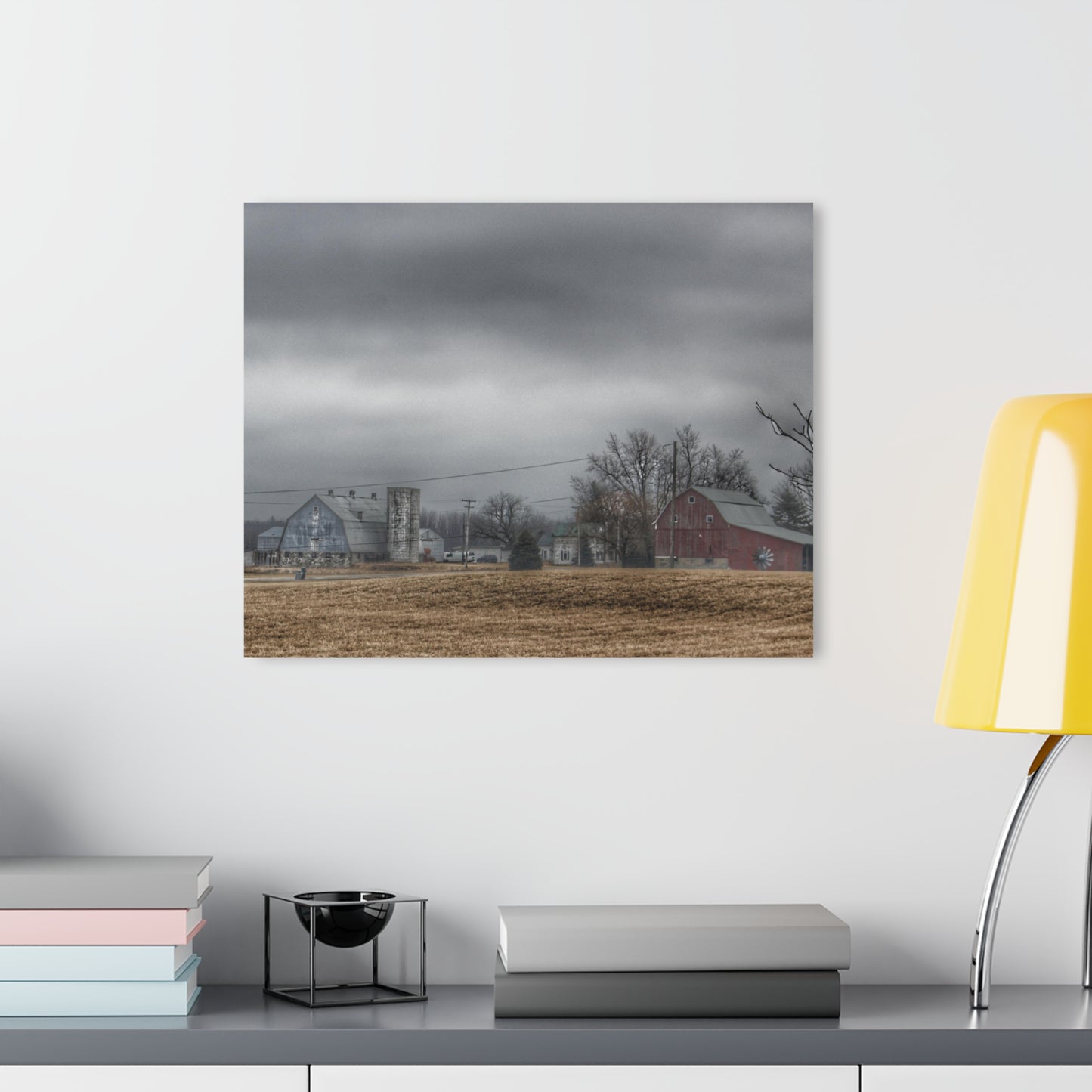 U R There Photography Daley Road Duo Rustic Farmhouse Acrylic Wall Print