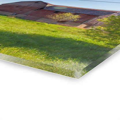 U R There Photography Leslie Road Red I Rustic Farmhouse Acrylic Wall Print