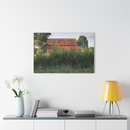 U R There Photography Genesee Road Red I Rustic Farmhouse Acrylic Wall Print