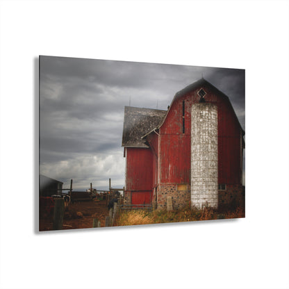 U R There Photography Hurds Corner Red III Rustic Farmhouse Acrylic Wall Print