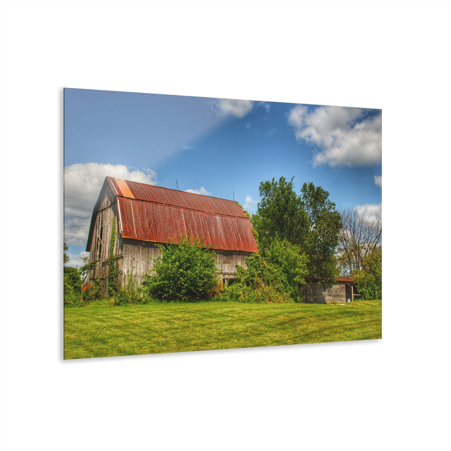 U R There Photography Grey Road Rusted II Rustic Farmhouse Acrylic Wall Print