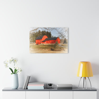 U R There Photography Thomas Road Patriot Barn Rustic Farmhouse Acrylic Wall Print