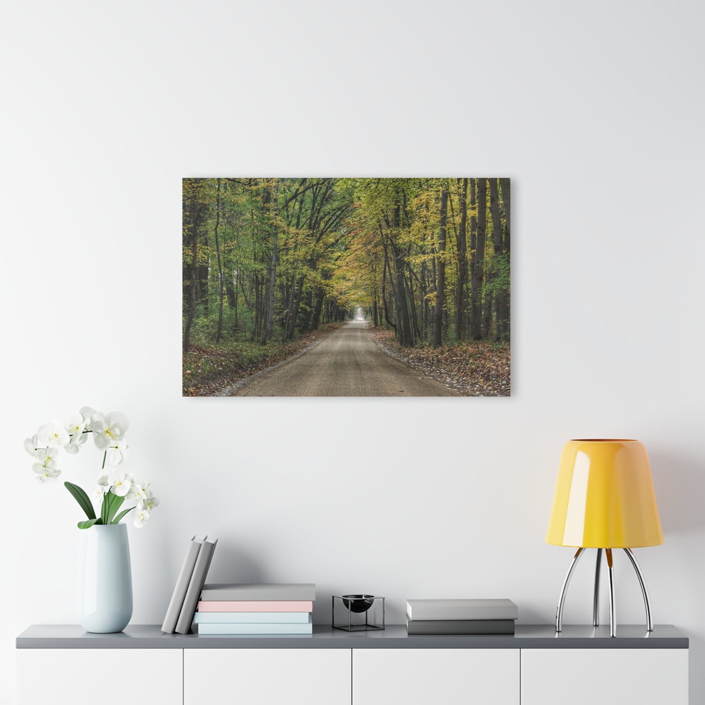 U R There Photography Country Roads in Dryden IV Rustic Farmhouse Acrylic Wall Print