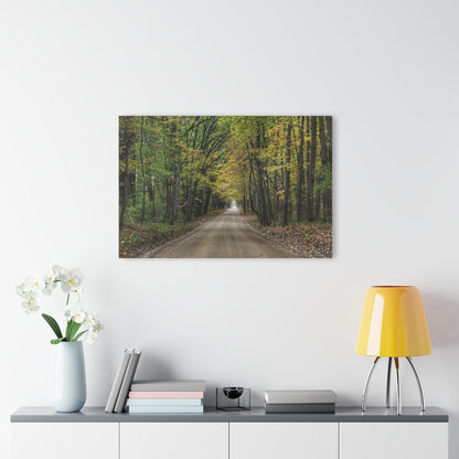 U R There Photography Country Roads in Dryden IV Rustic Farmhouse Acrylic Wall Print